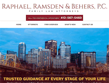 Tablet Screenshot of pafamilylawfirm.com